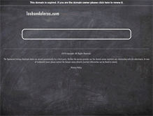 Tablet Screenshot of losbandoleros.com